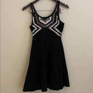 Express Black Sequin top dress